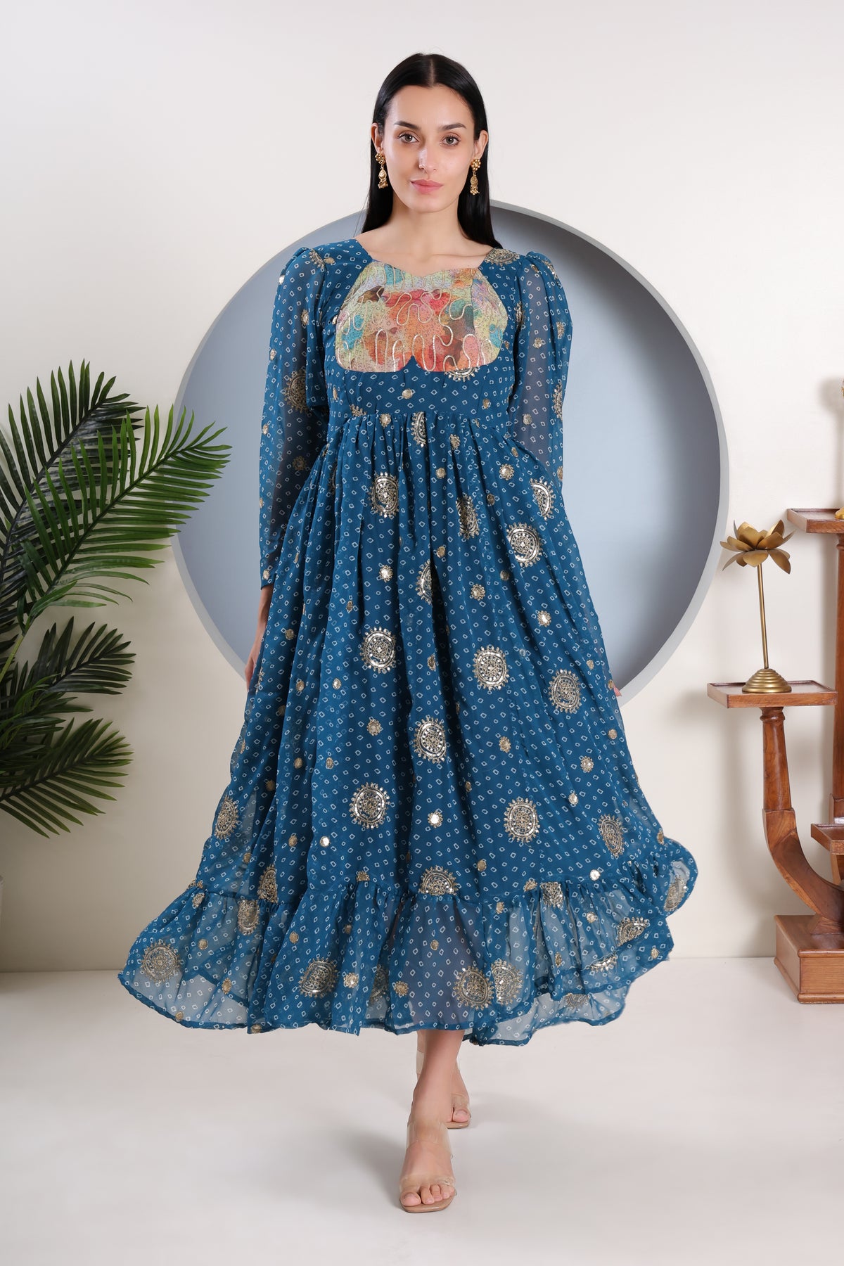 Noor Bhandej Kurti Dress
