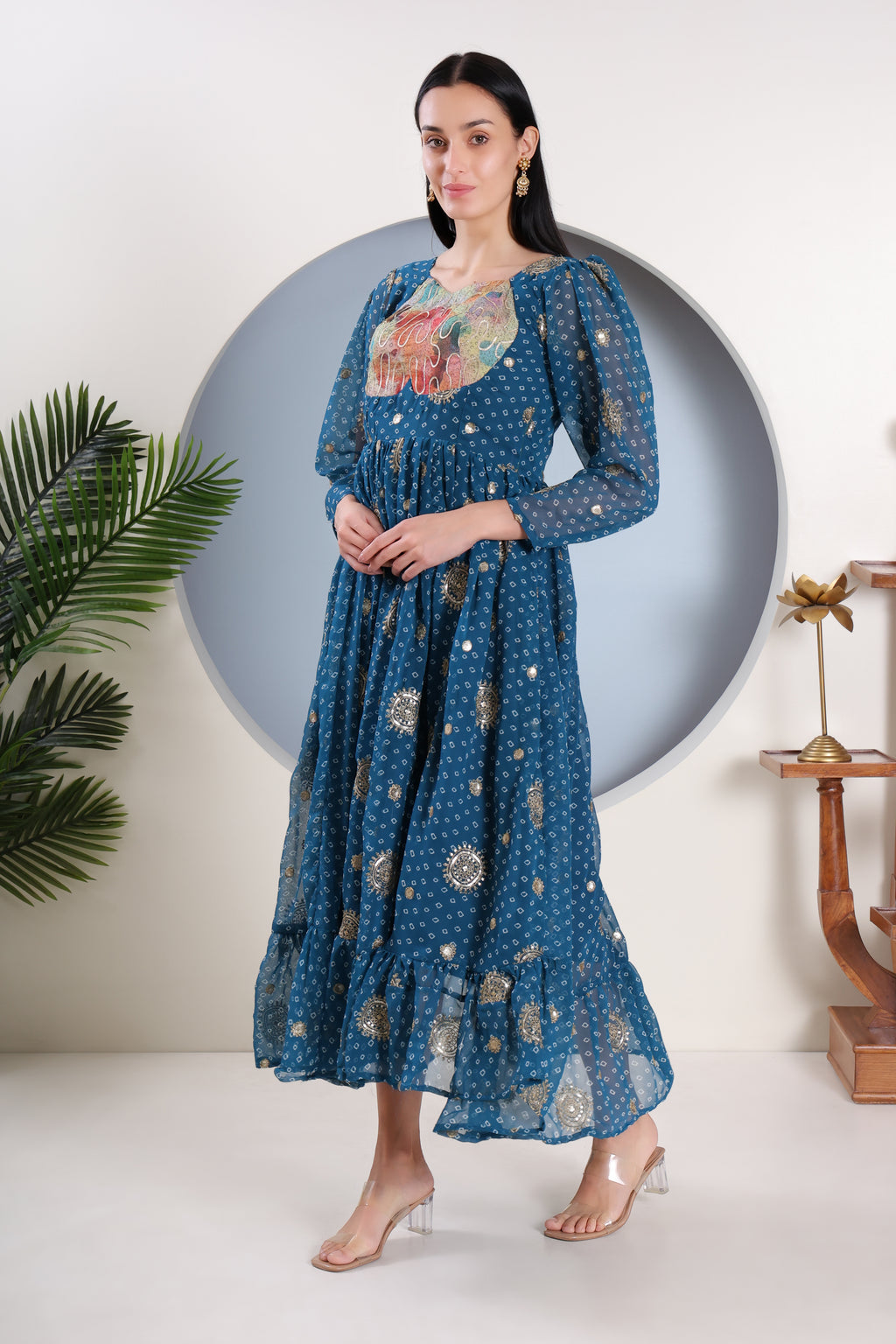 Noor Bhandej Kurti Dress