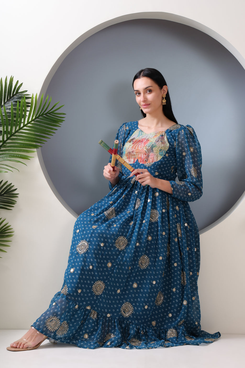Noor Bhandej Kurti Dress