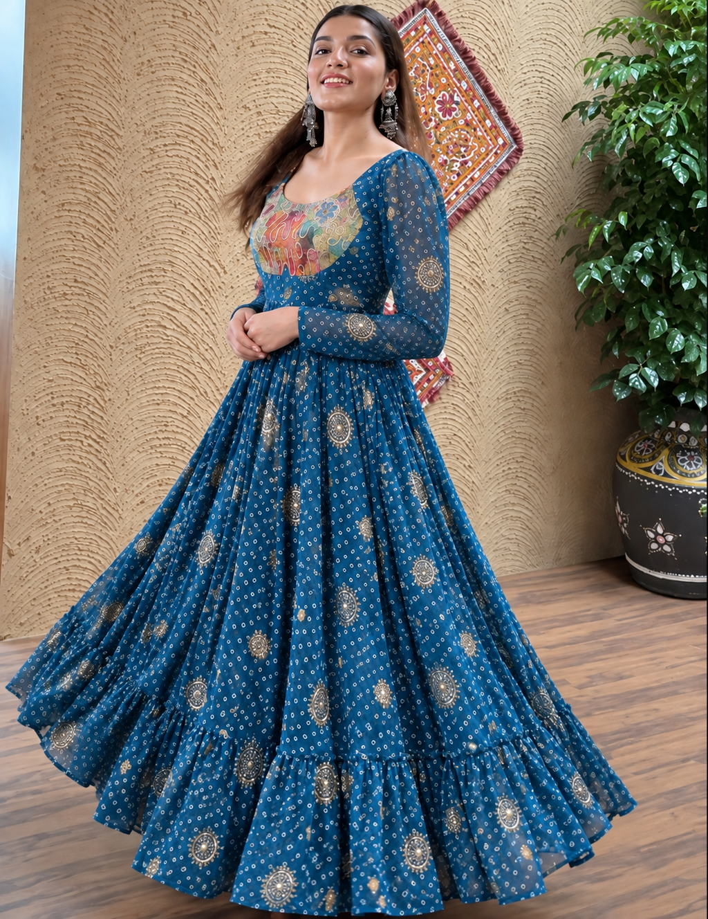 Noor Bhandej Kurti Dress