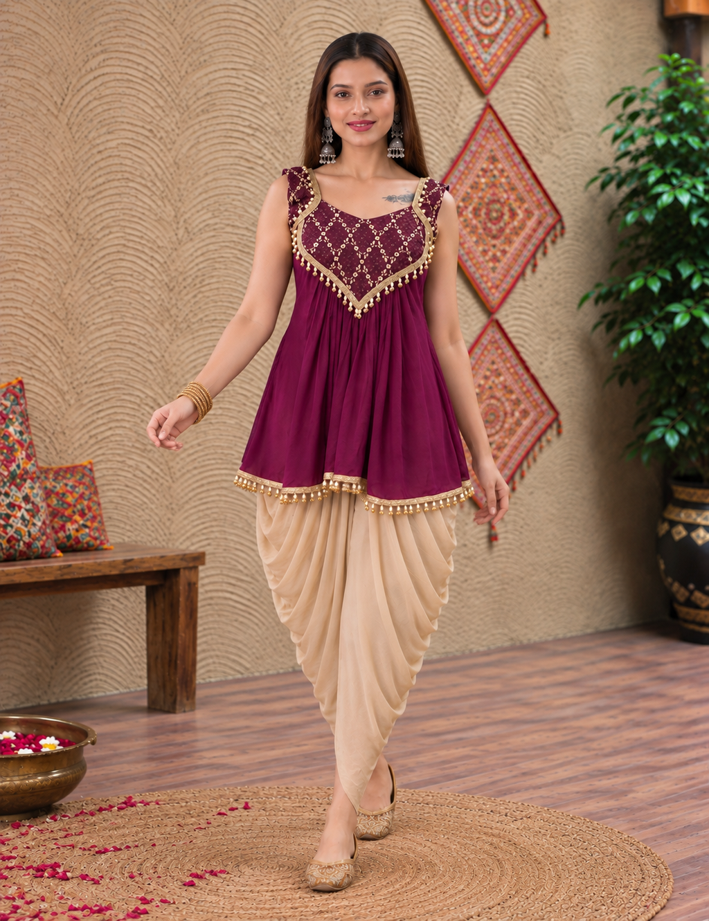 Gulabo Garba Kurti