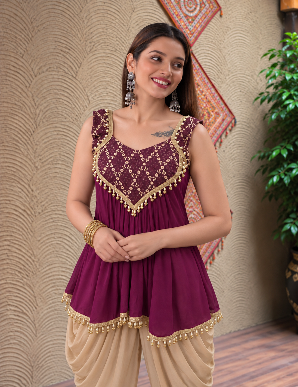 Gulabo Garba Kurti