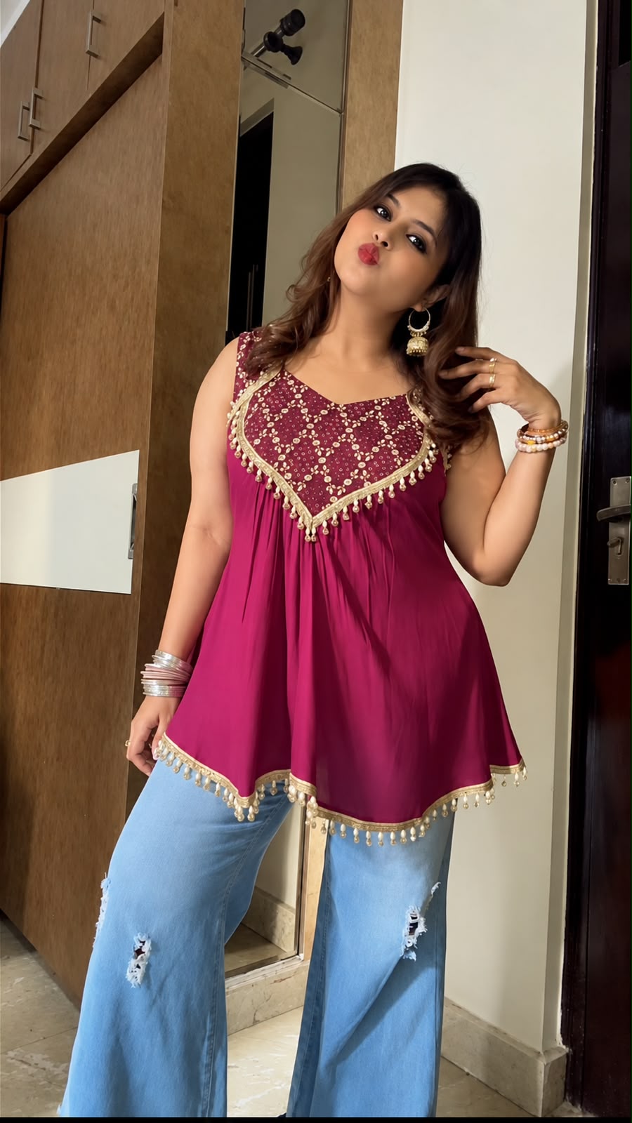 Gulabo Garba Kurti